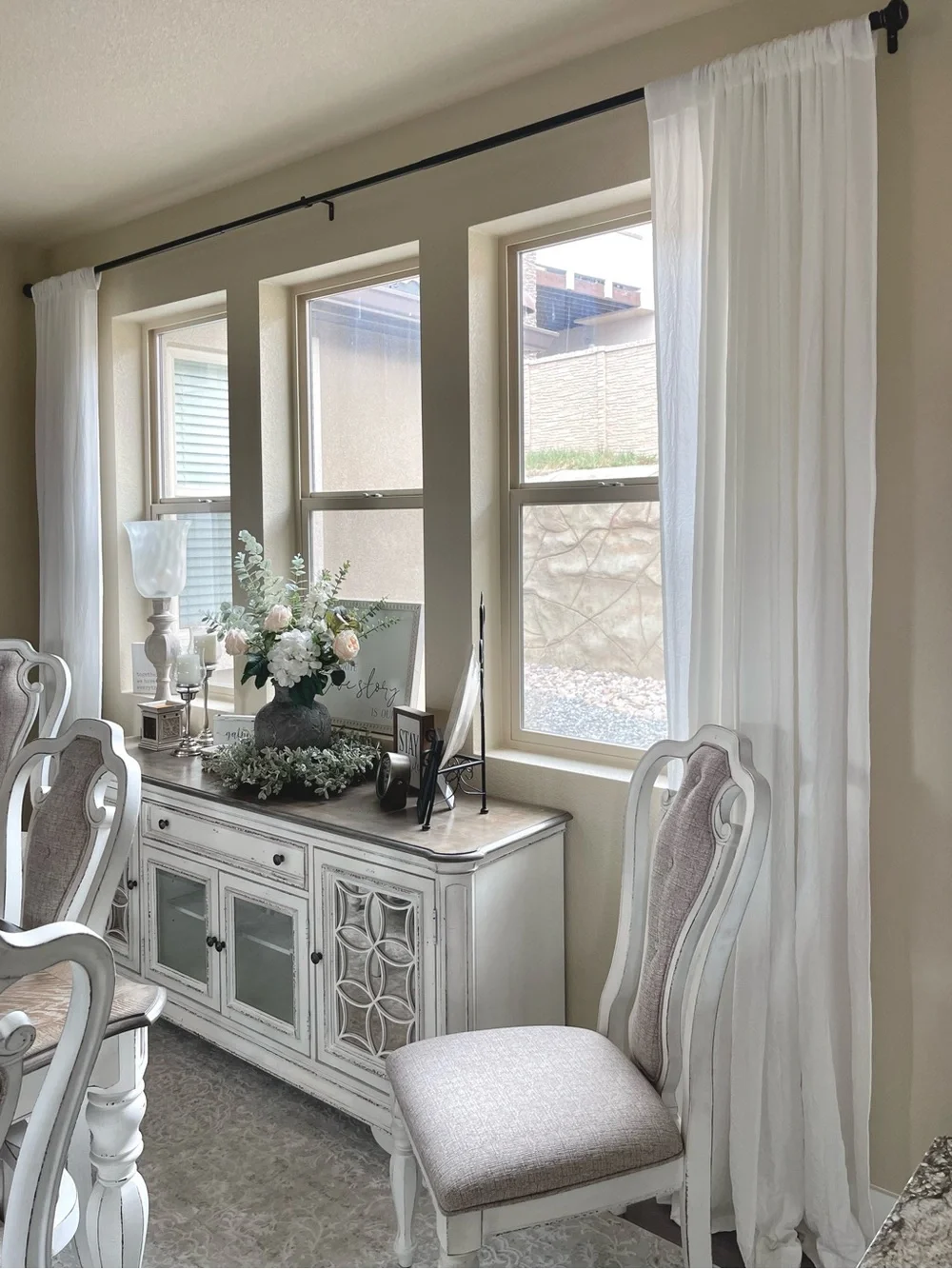 💕NWT Dream Stories 4-Piece Window Panel Drape Set - Maven Peony Pink 36x84”